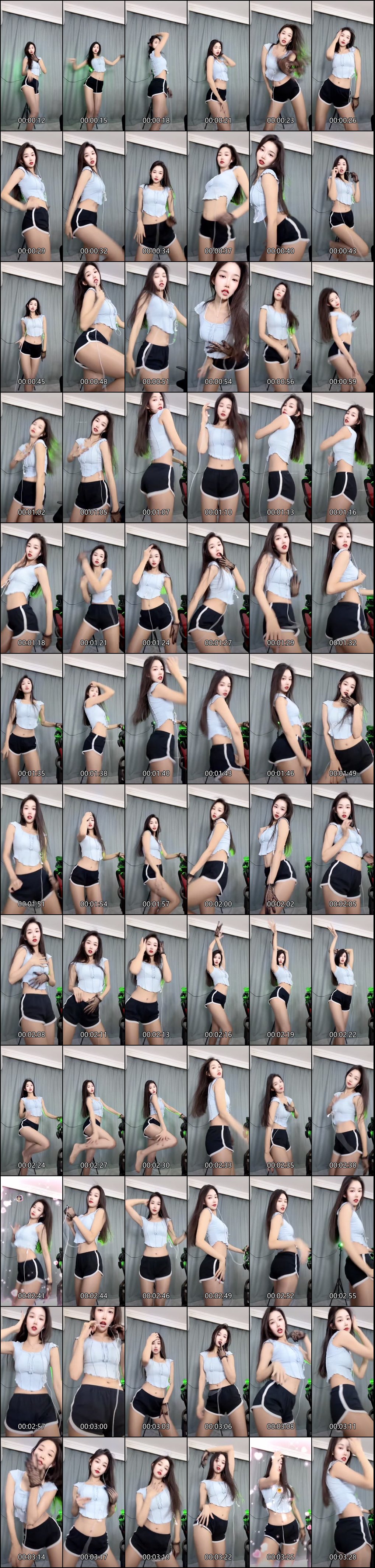 快手小甜甜瑜伽裤热舞合集_动感摇摆魅力十足