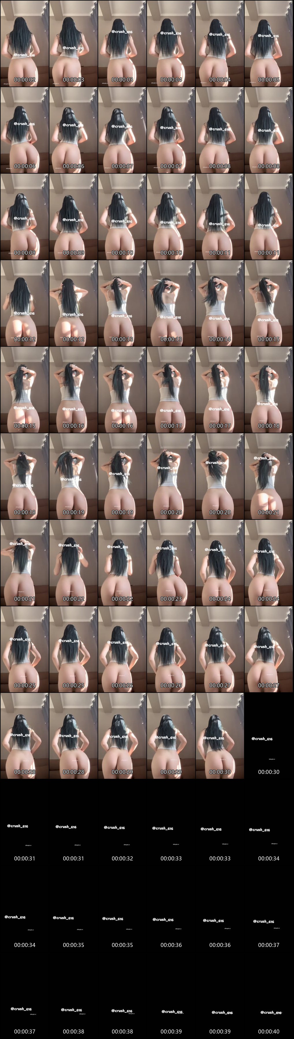 推特Crush裸舞狂野摇臀顶级美臀小妖精顶胯撩人这屁股太致命欲罢不能