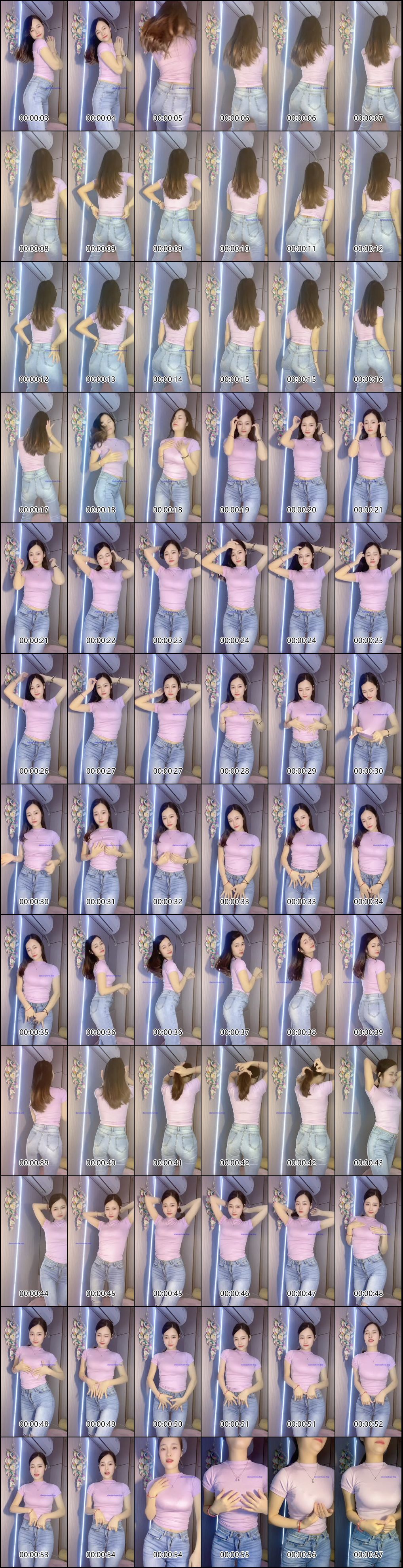 抖音热舞合集霸气莲妹的瑜伽裤与牛仔裤诱惑_4