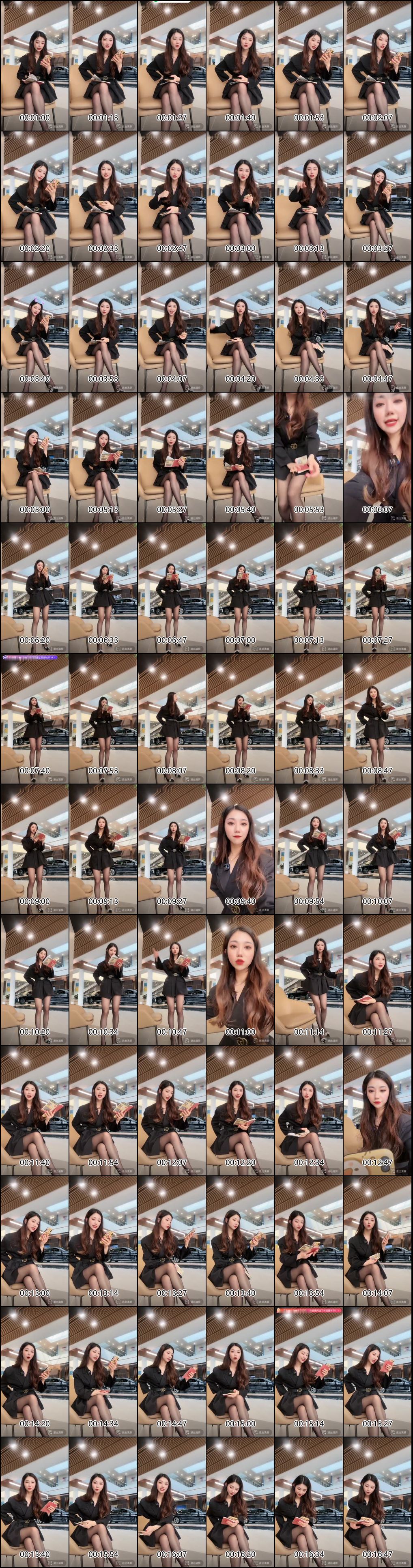 直播卖车现场美女主播闪现各种车型推荐_56