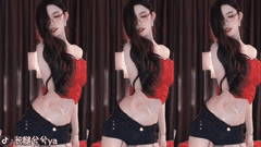 虎牙长腿兮兮热舞主播精彩PK多人赛合集_43