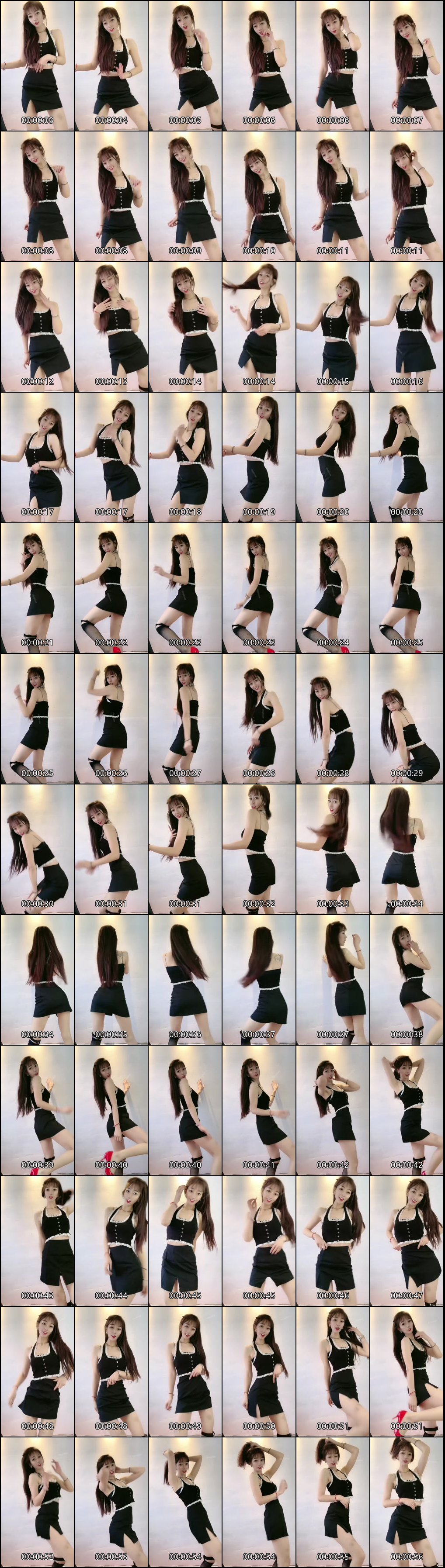 快手热舞_骨感美少女皮裤牛仔裤瑜伽裤多风格摇臀诱惑_1