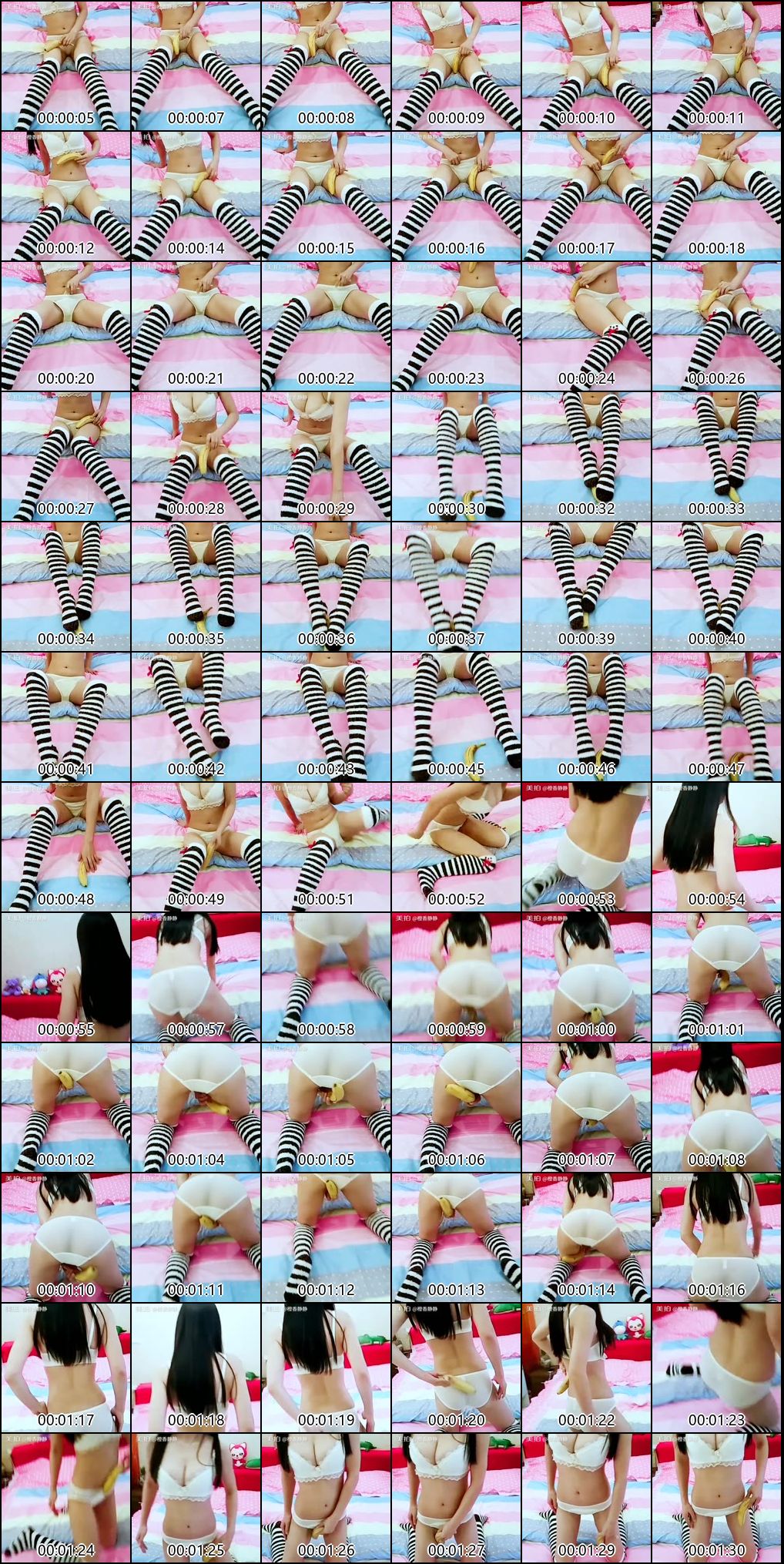 橙香静静的早期微博福利姬精彩回顾