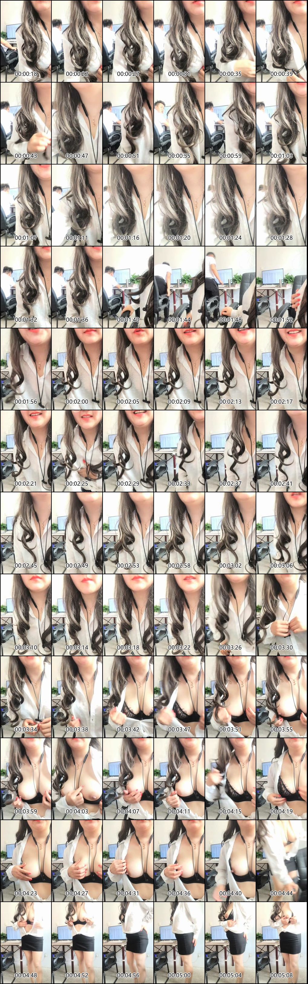 办公室小奶猫主播激情表演道具自慰秀_5