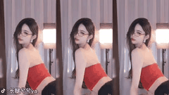 虎牙长腿兮兮热舞主播精彩PK多人赛合集_37