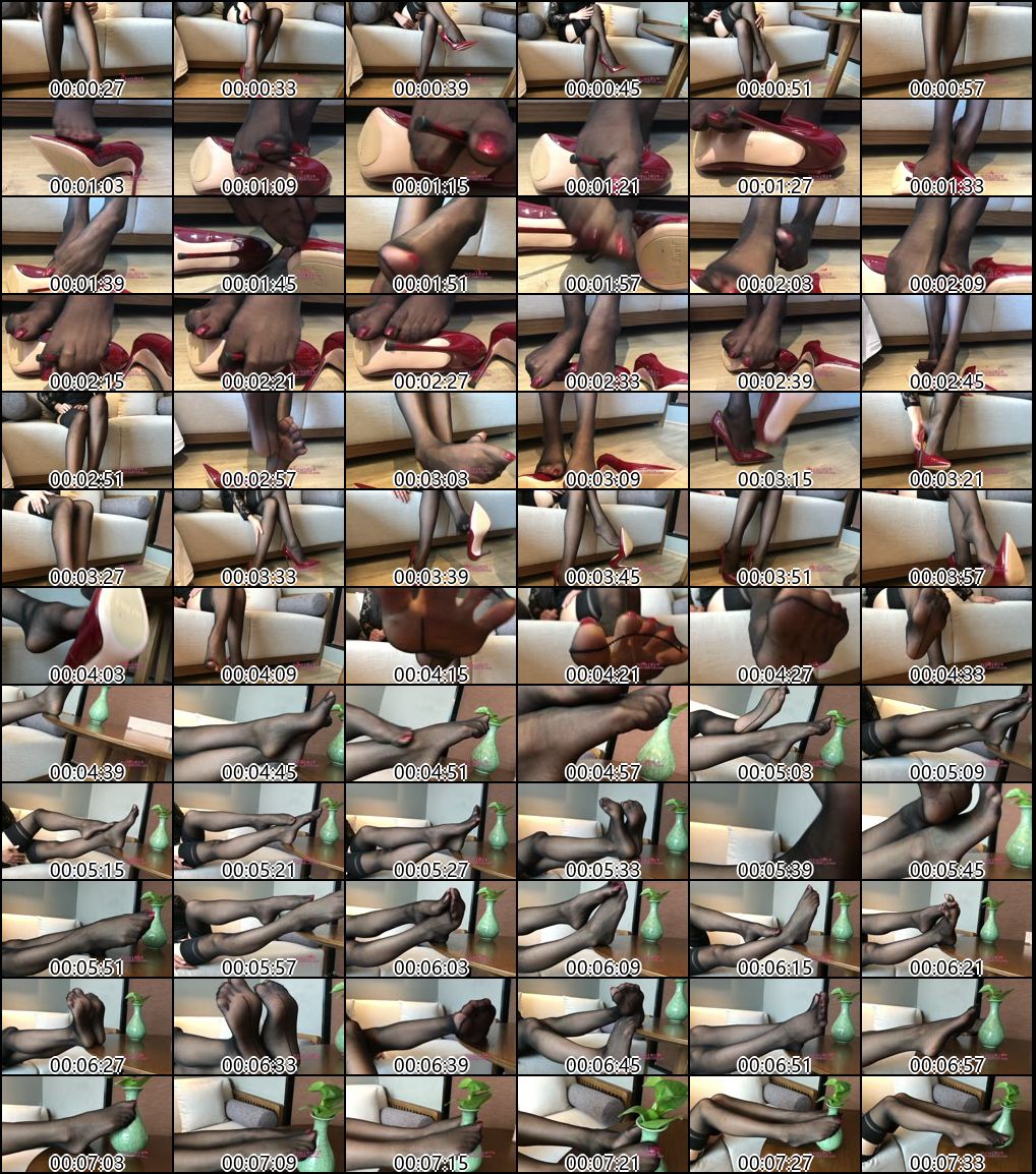 足交爱好者必看yami主播黑丝玉足精彩合集_9