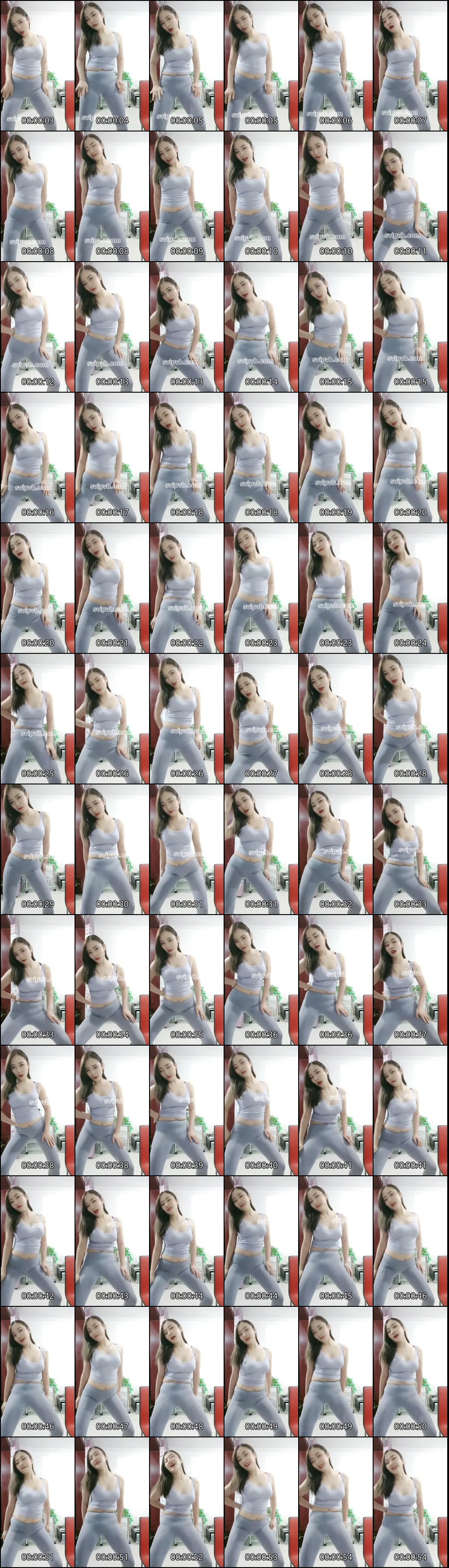 快手网红晴美瑜伽裤短裤热舞_魅力摇臀撩人_1