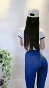 快手热舞_骨感美少女瑜伽裤与皮裤牛仔裤摇臀魅惑