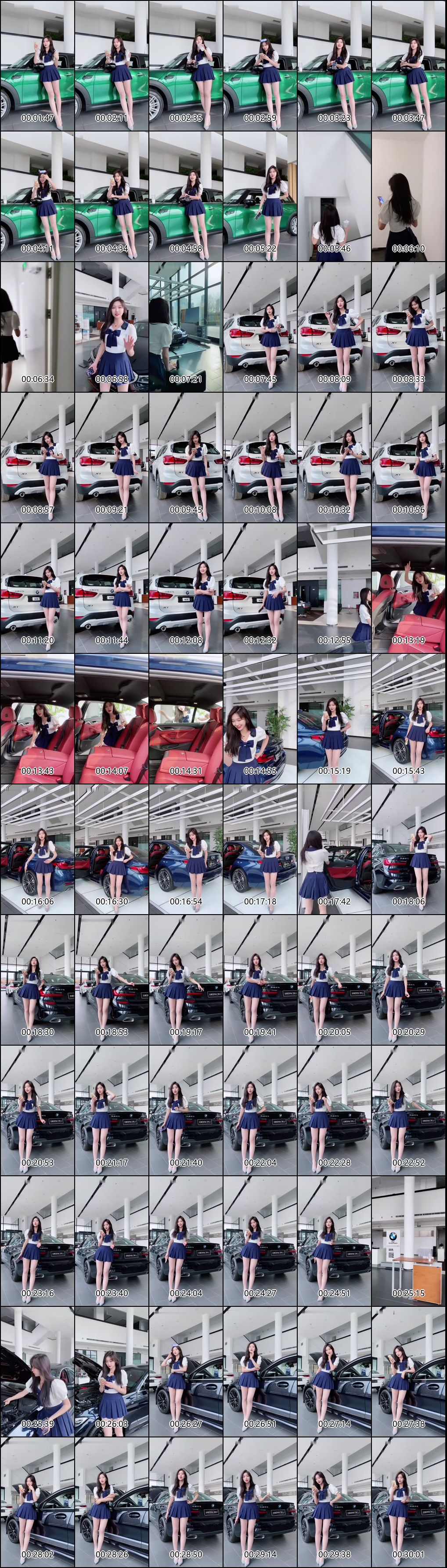 直播卖车现场美女主播闪现各种车型推荐_34