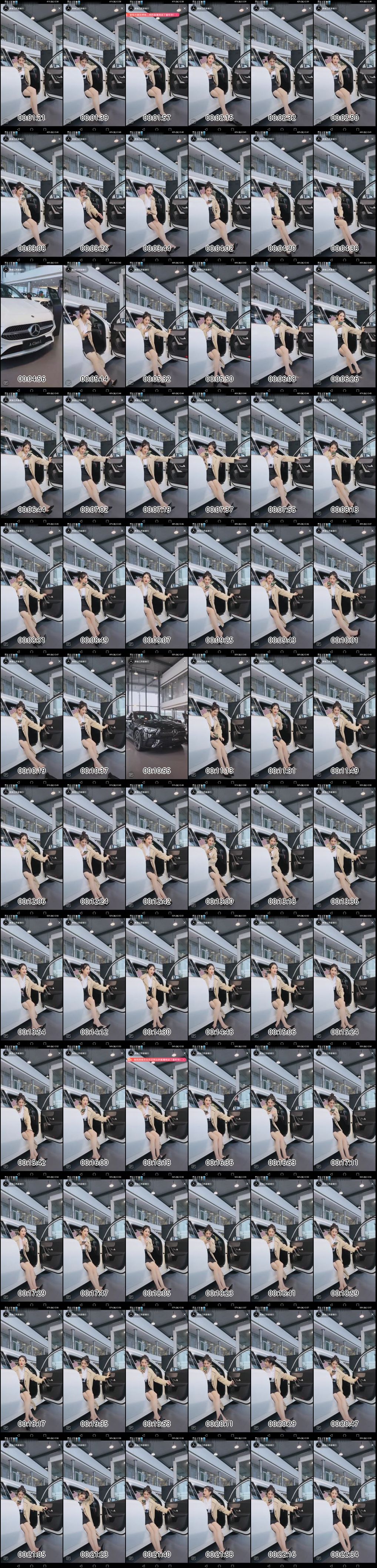 直播卖车现场美女主播闪现各种车型推荐_23