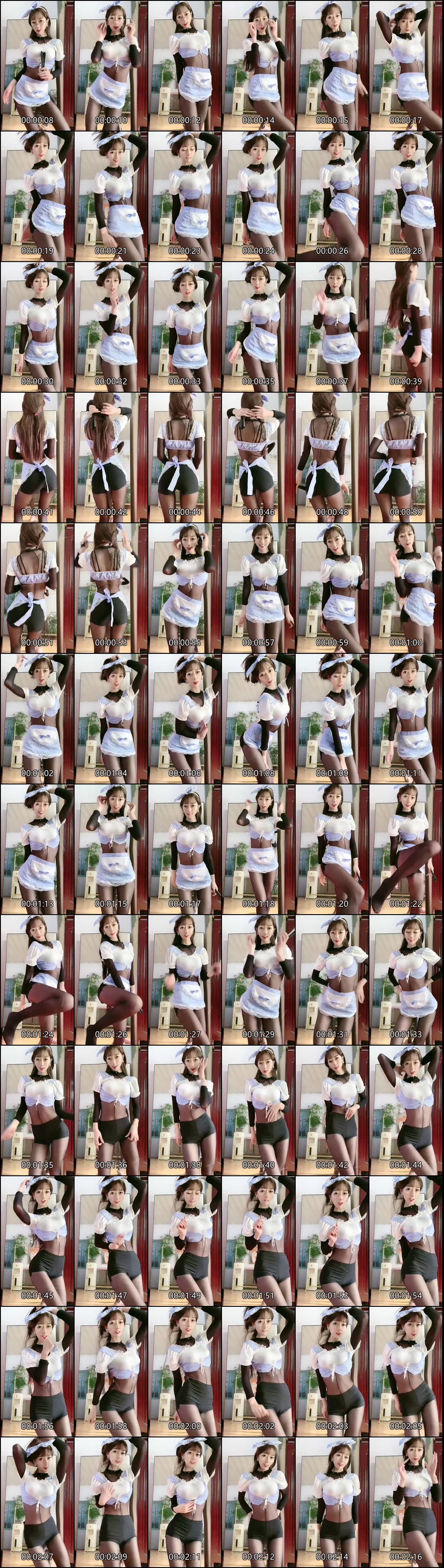 快手热门_骨感美少女瑜伽裤与皮裤牛仔裤性感摇臀舞