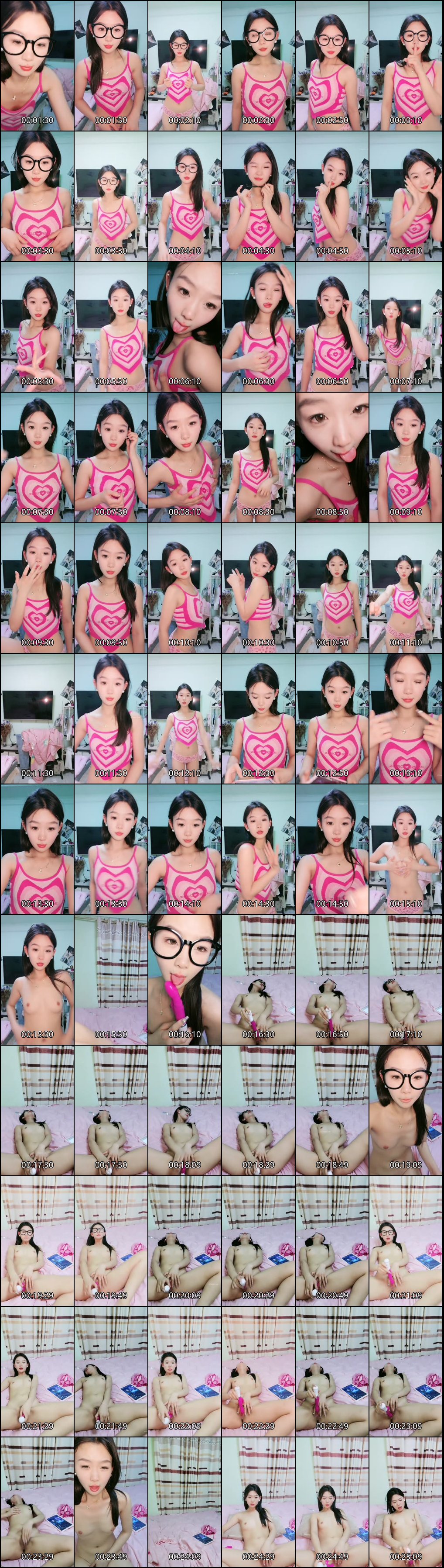 甜美主播月月喔道具自慰诱人高潮表演