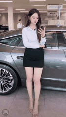 直播卖车现场美女主播闪现各种车型推荐_53