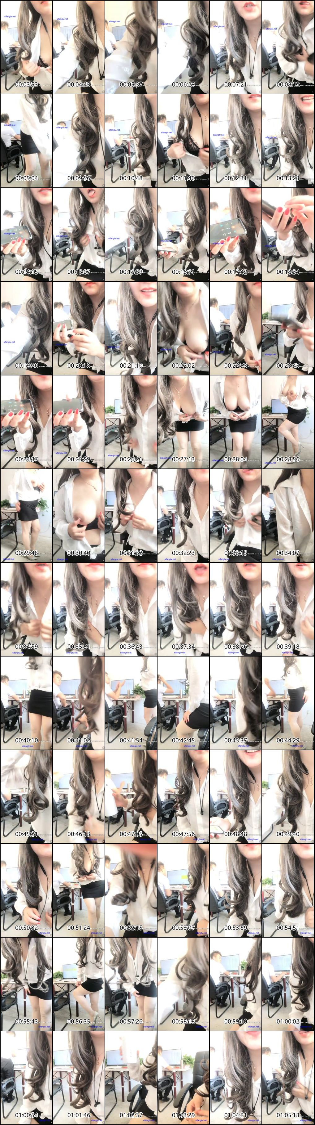 办公室小奶猫主播激情表演道具自慰秀_15