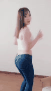 快手晴美瑜伽裤短裤热舞_性感摇臀魅力十足_9