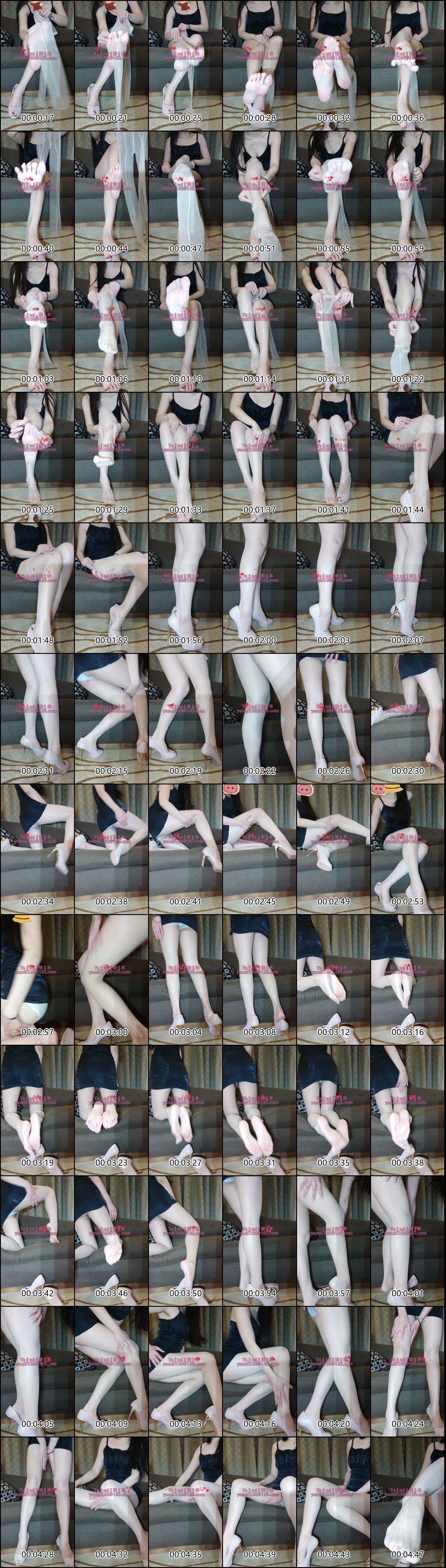足交爱好者的福音yami主播黑丝玉足精彩合集2_2