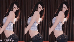 虎牙长腿兮兮热舞主播精彩PK多人赛精选_2