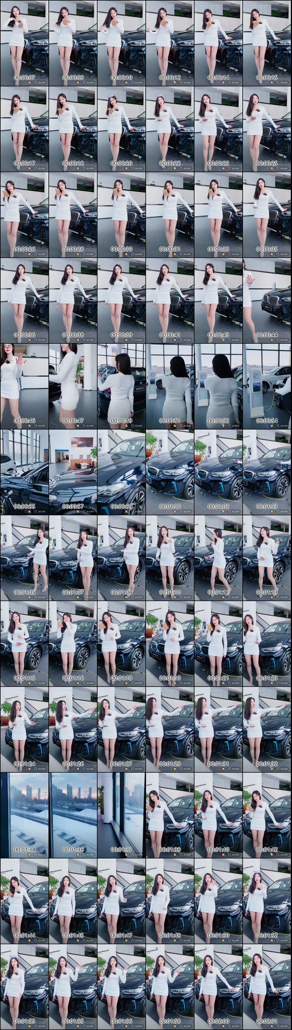 直播卖车现场美女主播闪现各种车型推荐_5