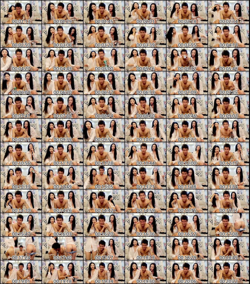 Stripchat平台上的荒淫一王三后大尺度合集飞哥飞嫂与肤白貌美的露露共度6小时_5