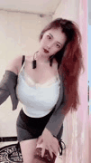 安妮朵朵瑜伽裤短裙性感舞蹈合集_丰乳肥臀魅力十足
