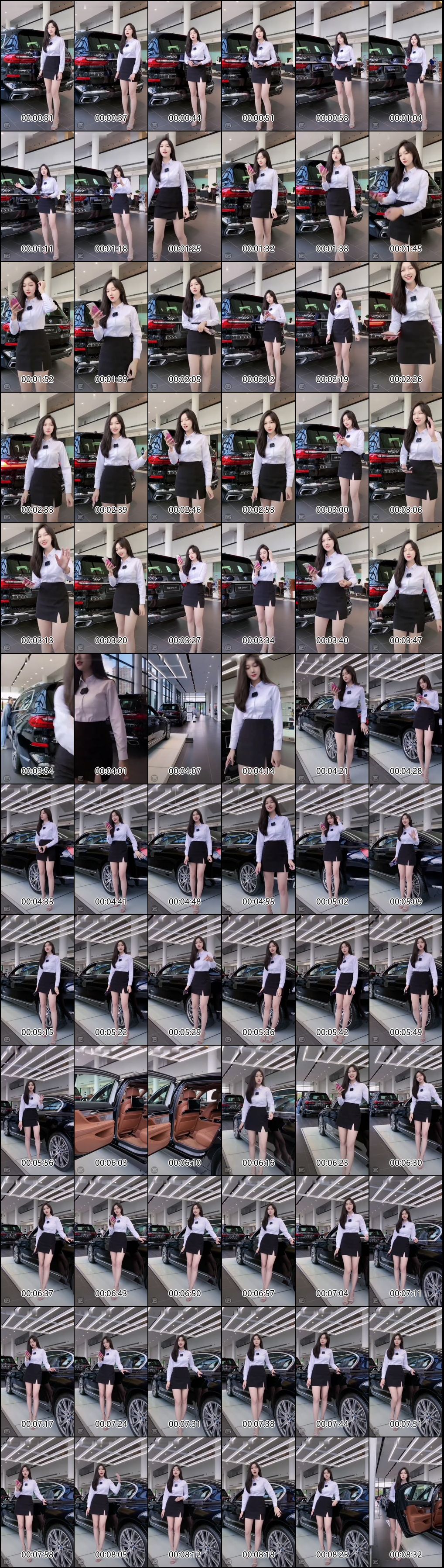 直播卖车现场美女主播闪现各种车型推荐_4