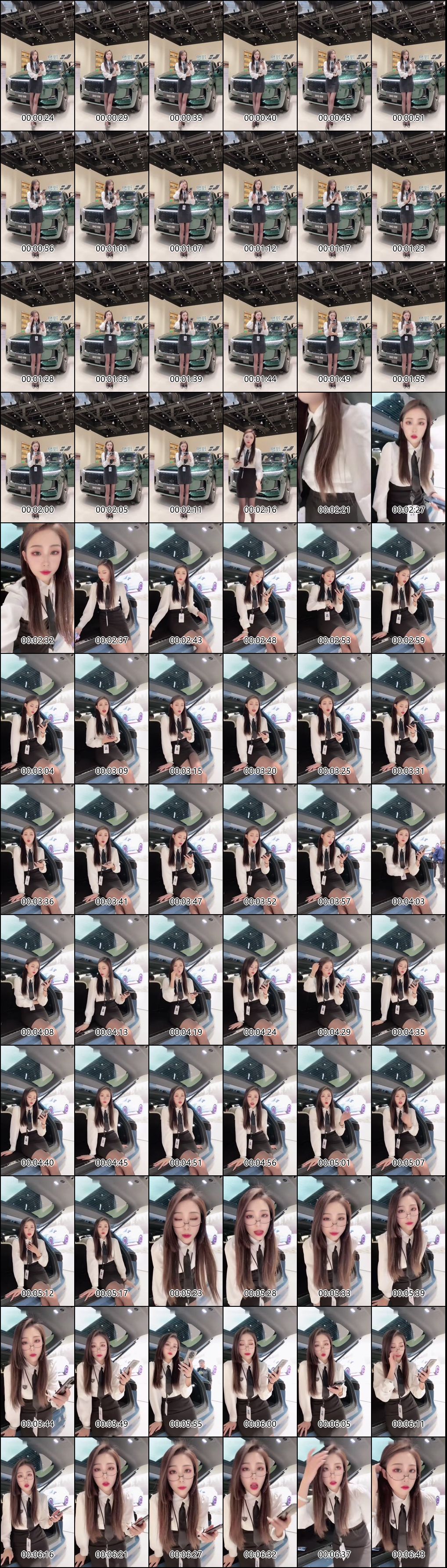 直播卖车现场美女主播闪现各种车型推荐_25