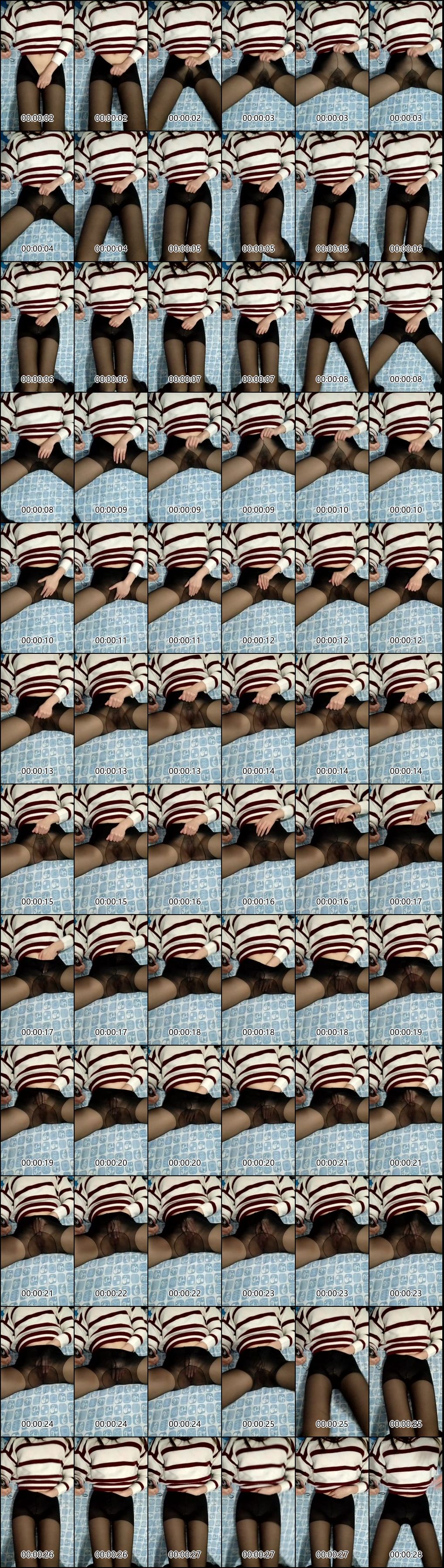 云宝宝er条纹毛衣与皮裤时尚写真大公开