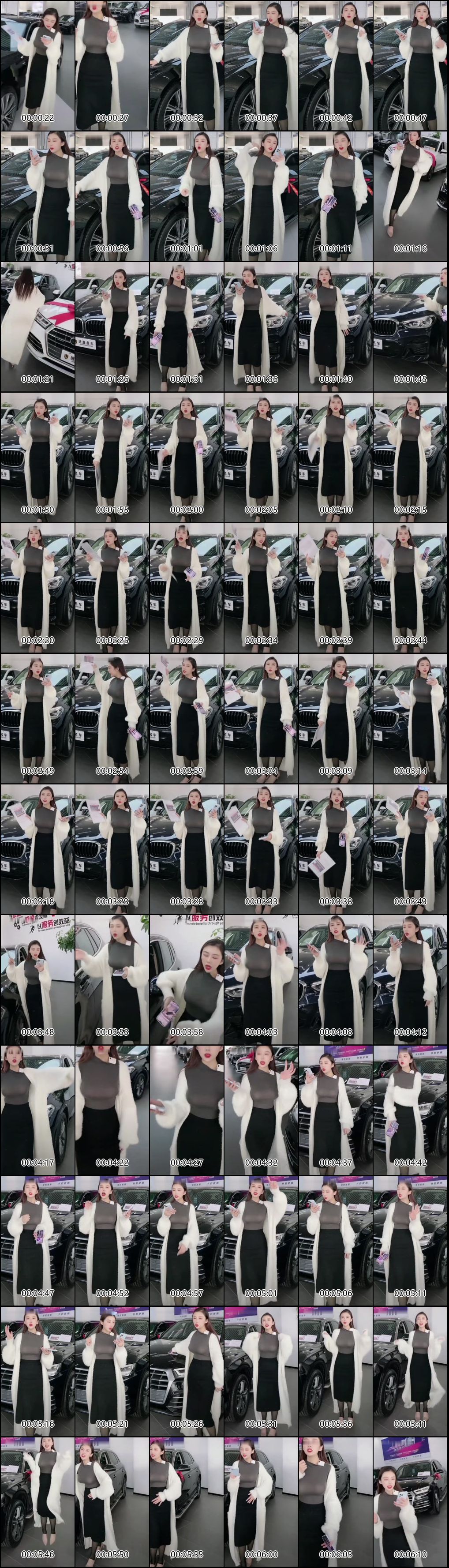 直播卖车现场美女主播闪现各种车型推荐_36