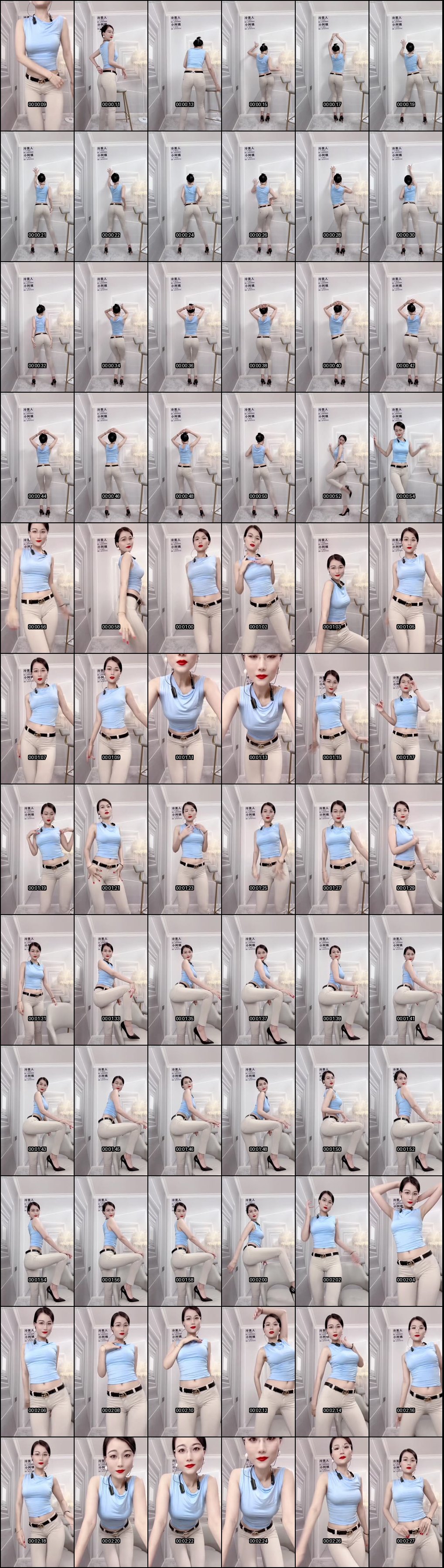 冷艳熟女御姐牛仔裤紧裹翘臀_一字马摇摆热舞诱惑直击灵魂_3