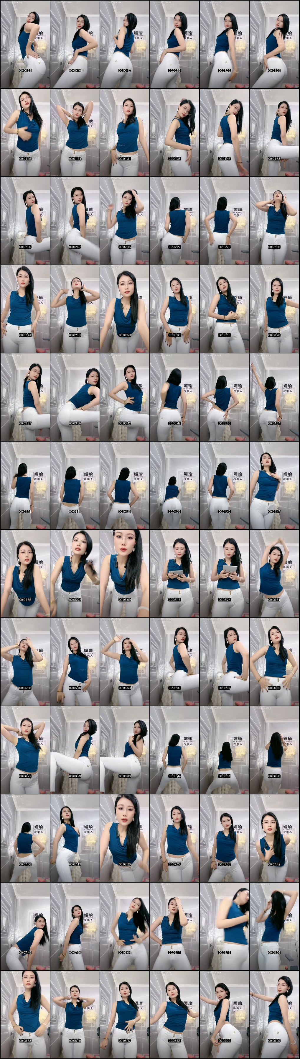 冷艳熟女御姐牛仔裤紧裹翘臀_一字马摇摆骚舞撩人心魄欲罢不能