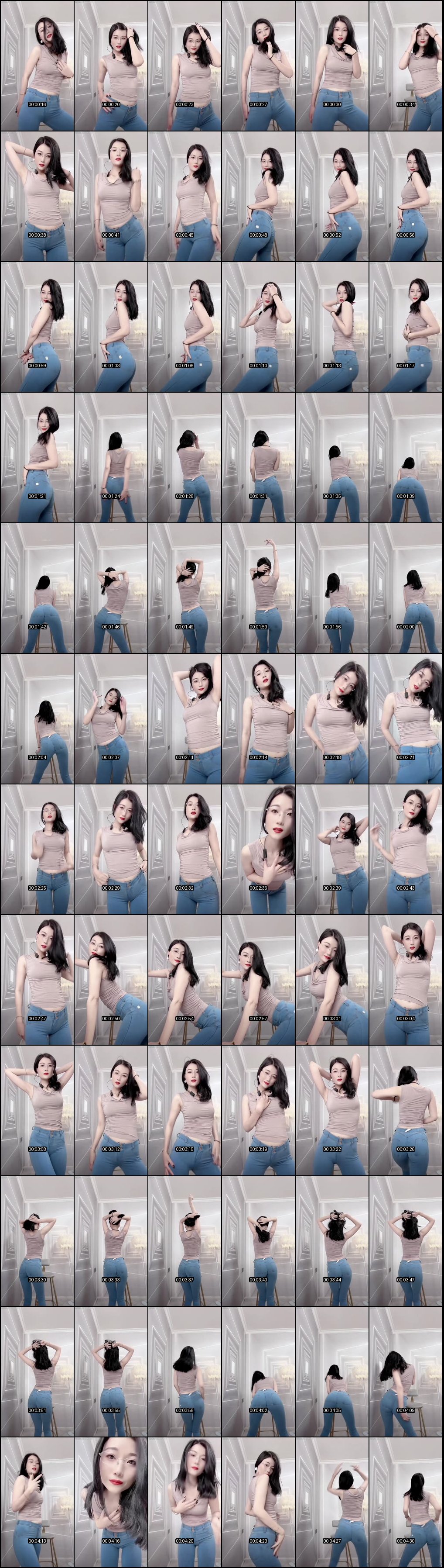 冷艳熟女御姐牛仔裤紧裹翘臀_一字马摇摆骚舞直击灵魂诱惑_11