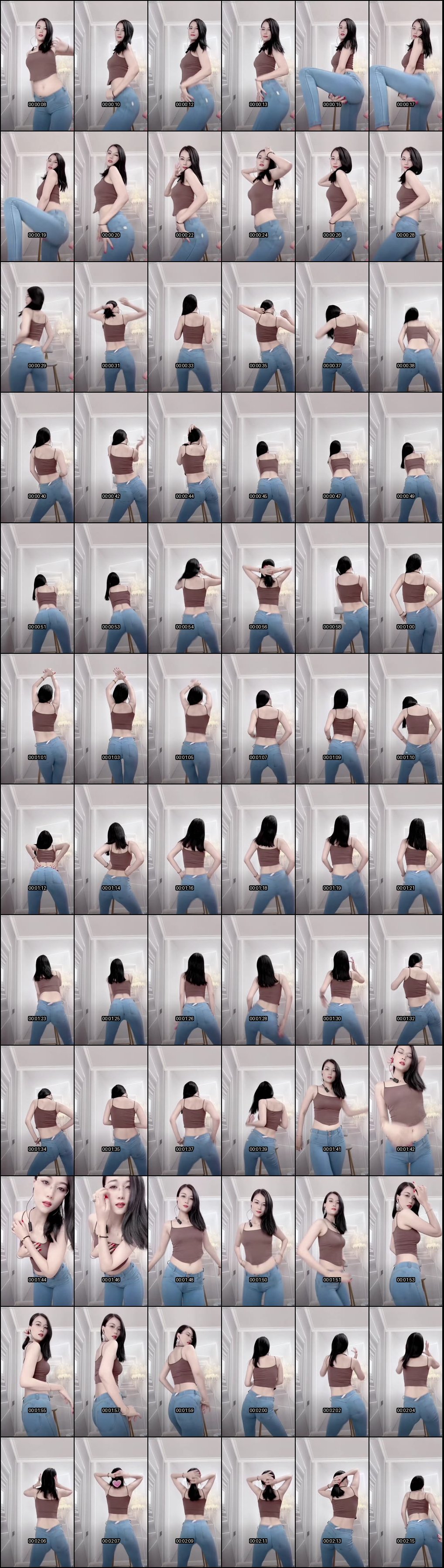 冷艳熟女御姐牛仔裤紧裹翘臀_一字马摇摆骚舞诱惑直击灵魂_5