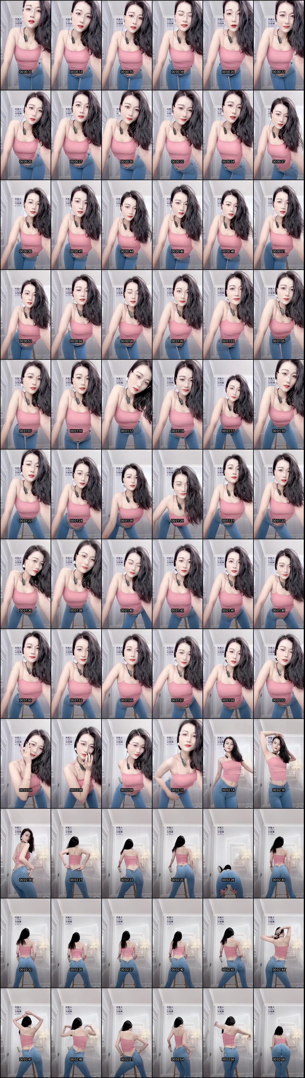 冷艳熟女御姐牛仔裤紧裹翘臀_一字马摇摆骚舞诱惑直击灵魂_6