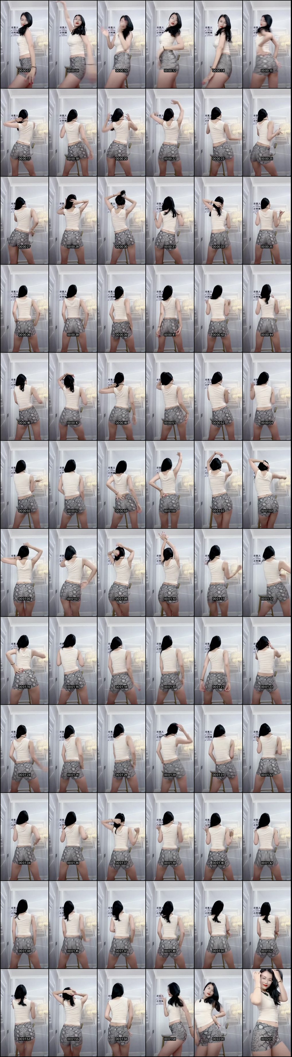 冷艳熟女御姐瑜伽裤牛仔裤摇臀骚舞_一字马诱惑让你血脉喷张欲火焚身