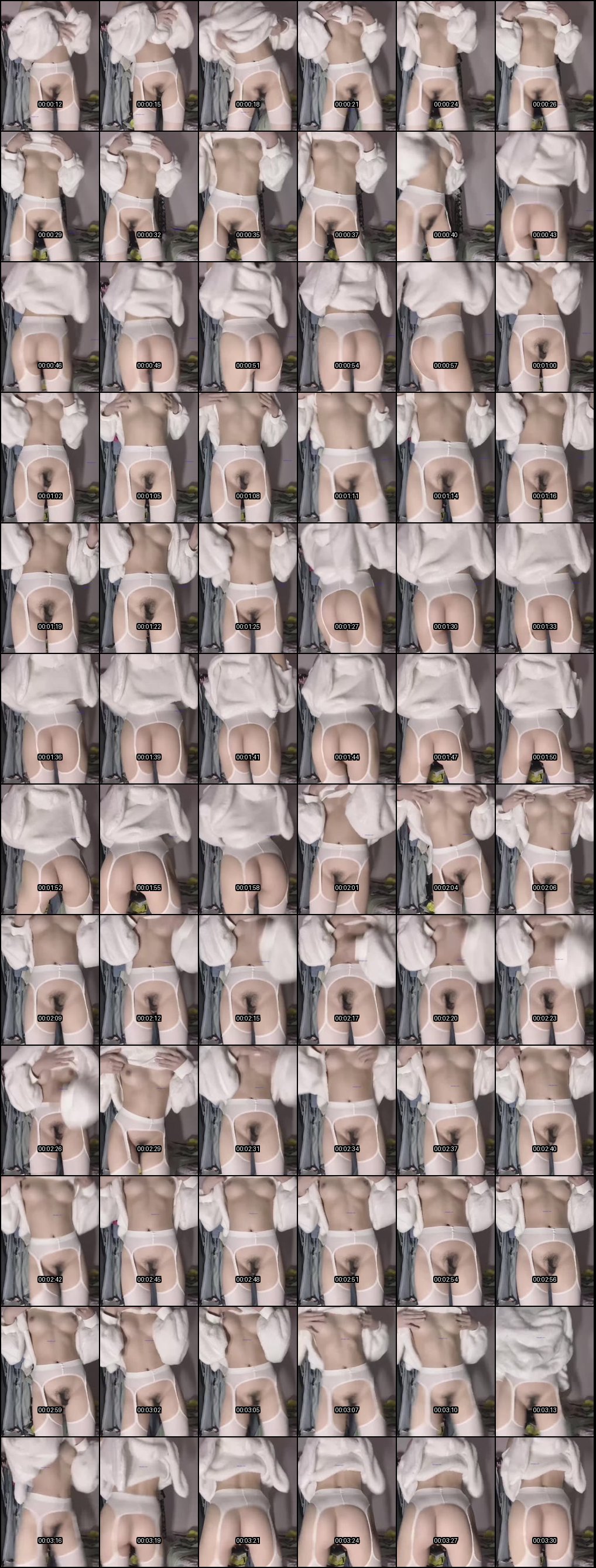 抖音风排骨瘦妹火辣裸舞_扭腰摇臀诱惑合集让你血脉喷张