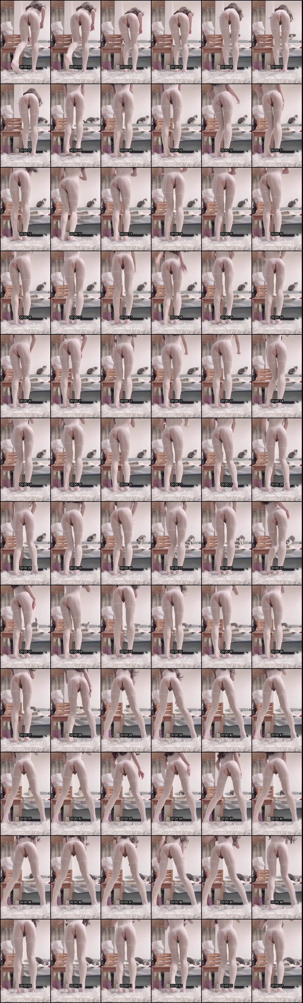 排骨身材辣妹抖音风裸舞狂野扭动_奶熊naixiong9热辣合集让你欲火焚身