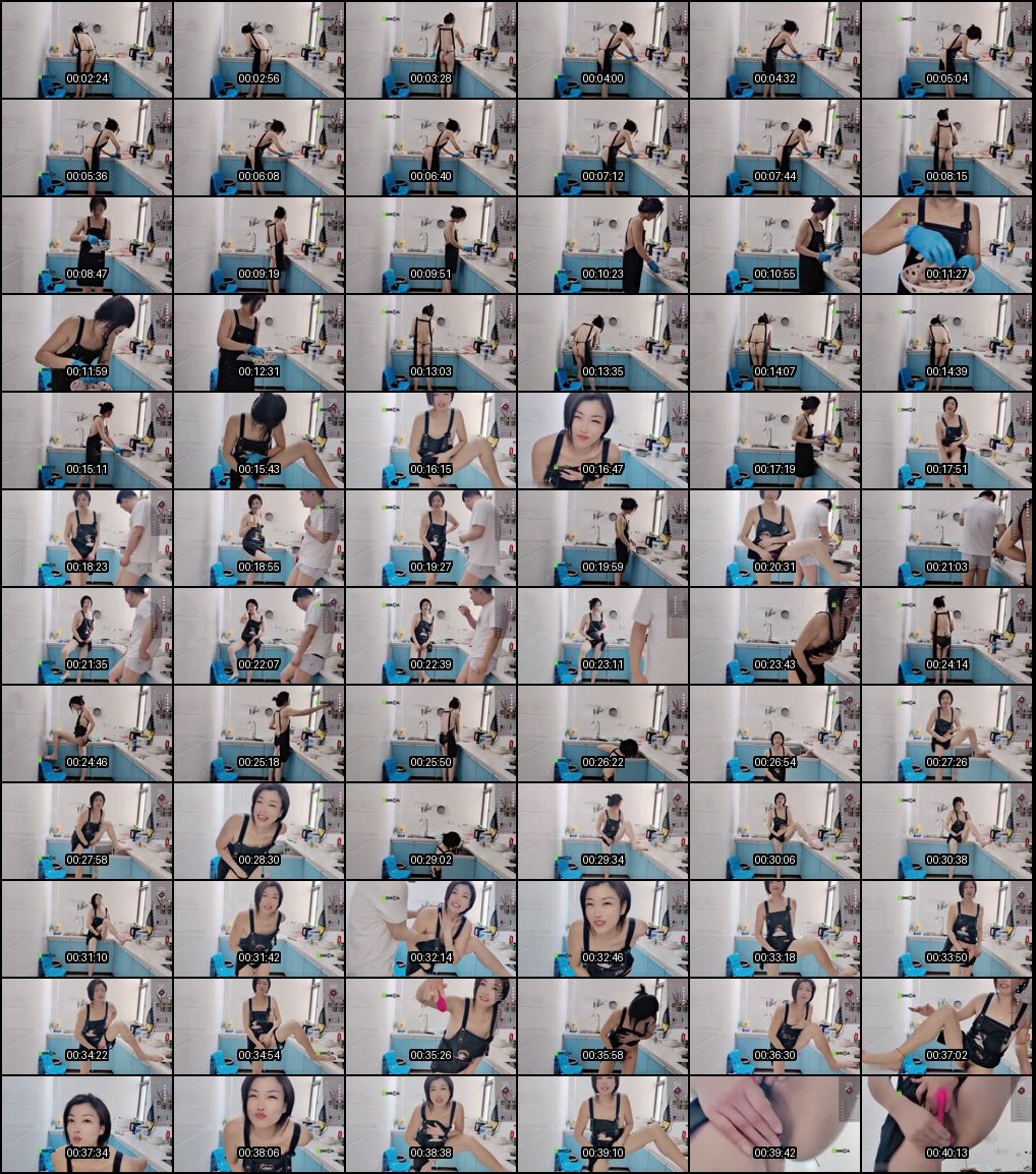 厨房围裙全裸诱惑_骚少妇跳蛋震穴做酸菜鱼_老公突袭猛舔狂干喷水高潮