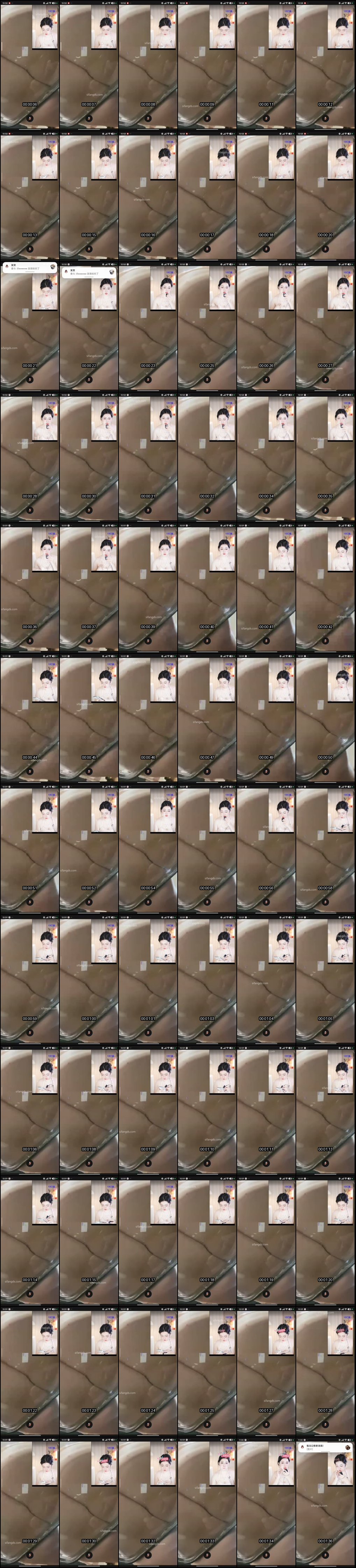 抖音高颜女神殷萧童双视角直播_表面正经聊天_私下无内暴露反差诱惑太刺激