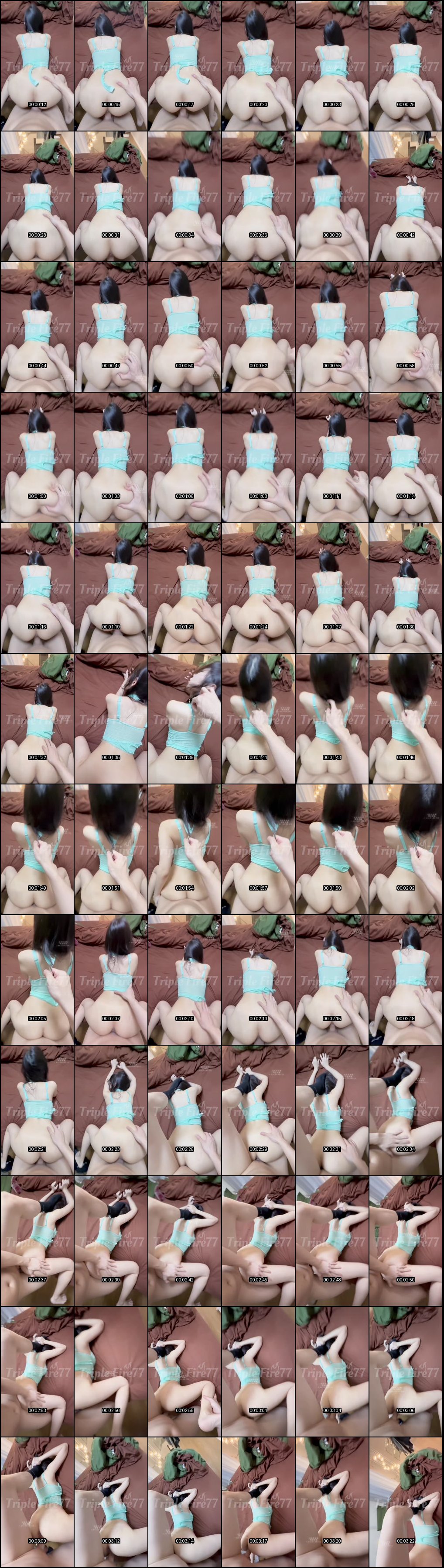 推特浪子狂野新作_KK蓝色背带性感撩人_猛拽肩带暴力后入打桩_白嫩翘臀摇曳腰臀完美曲线让人欲罢不能