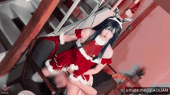 鸡教练圣诞特辑_节日热辣狂欢_诱人身姿让你欲火焚身无法自拔