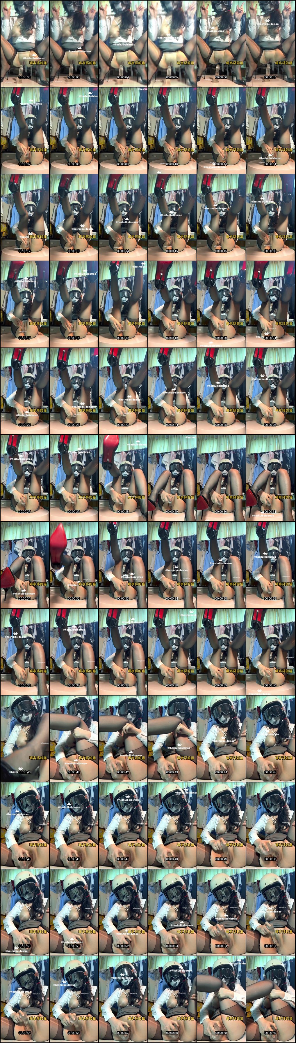 抖音福利姬喝水杯的猫裸舞奶水狂飙50部合集_1