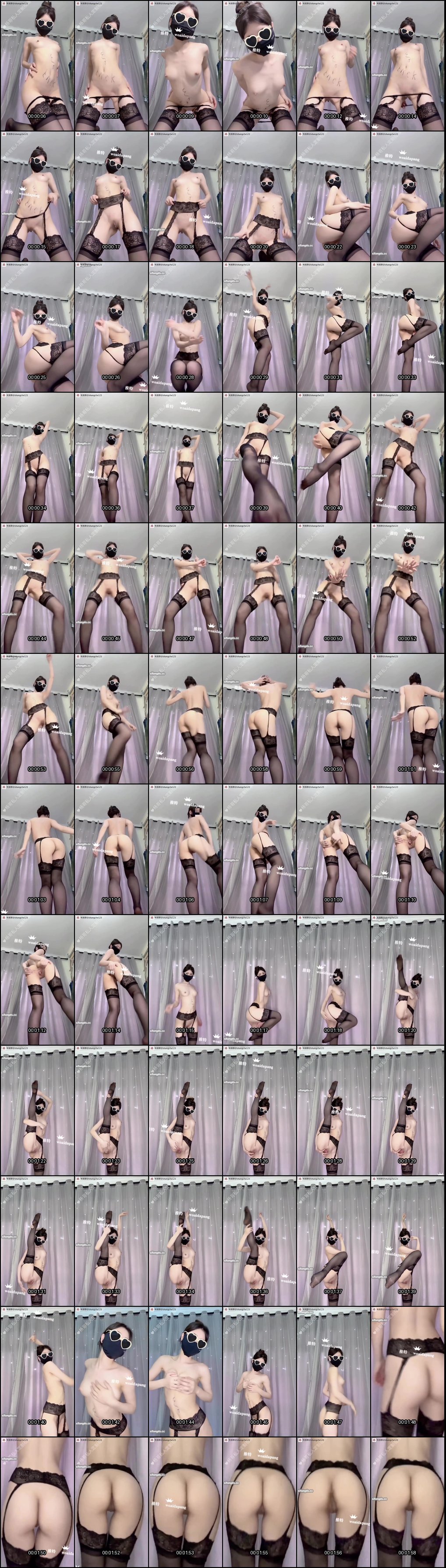 舞蹈系大胖妹一字马柔韧爆表_反差大学生身材诱惑