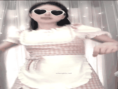 舞蹈系大胖妹一字马超柔韧_反差大学生惊艳表演