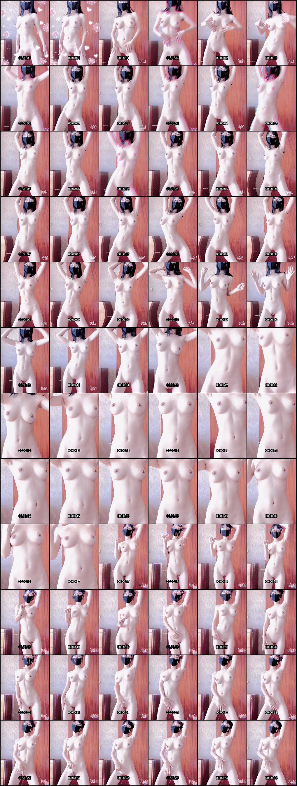 清纯眼镜福利姬桃仔酱情趣裸舞_白虎美鲍掰穴挑逗_1