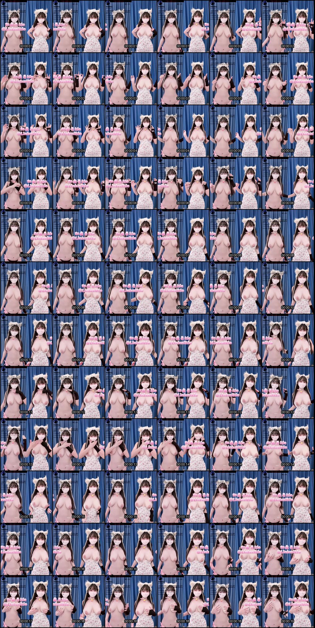 林鹿希巨乳洛丽塔裸舞_萌妹正反差道具自慰诱惑