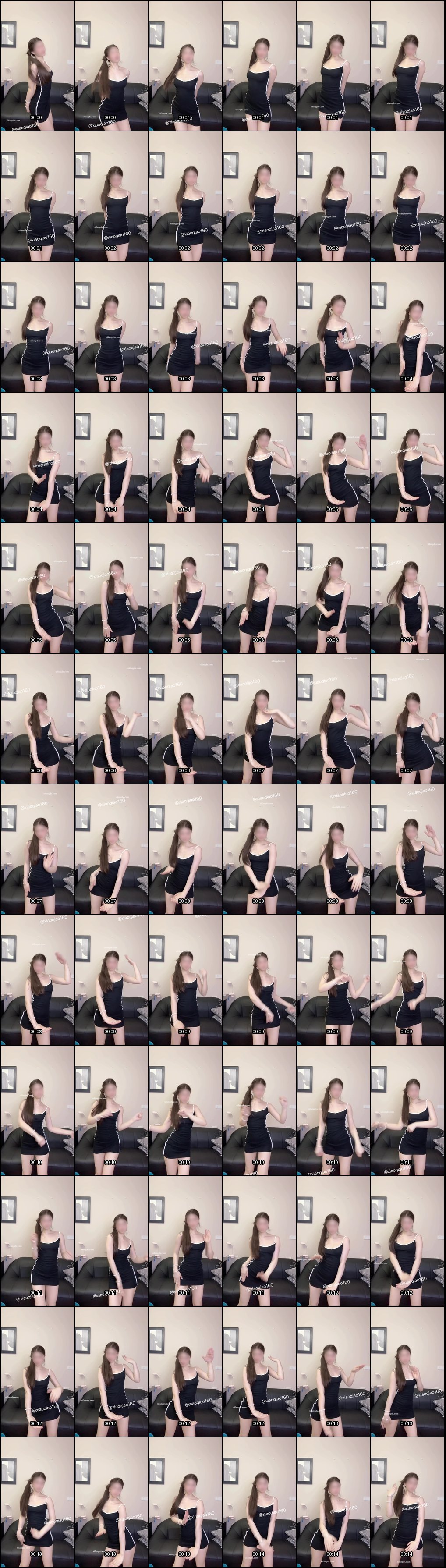 舞蹈专业萝莉小乔原以安 双马尾白虎裸舞诱惑_1