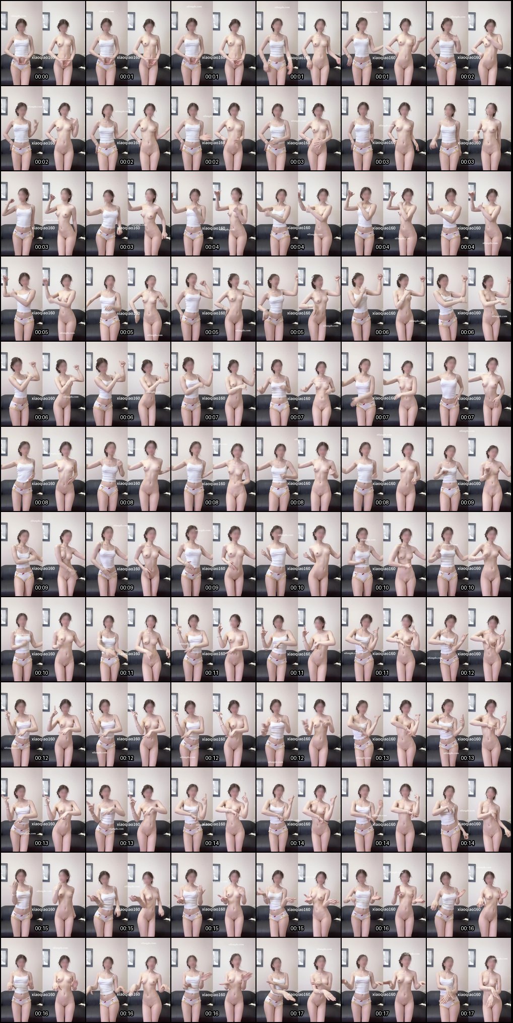 舞蹈专业萝莉小乔原以安 双马尾白虎裸舞诱惑_4