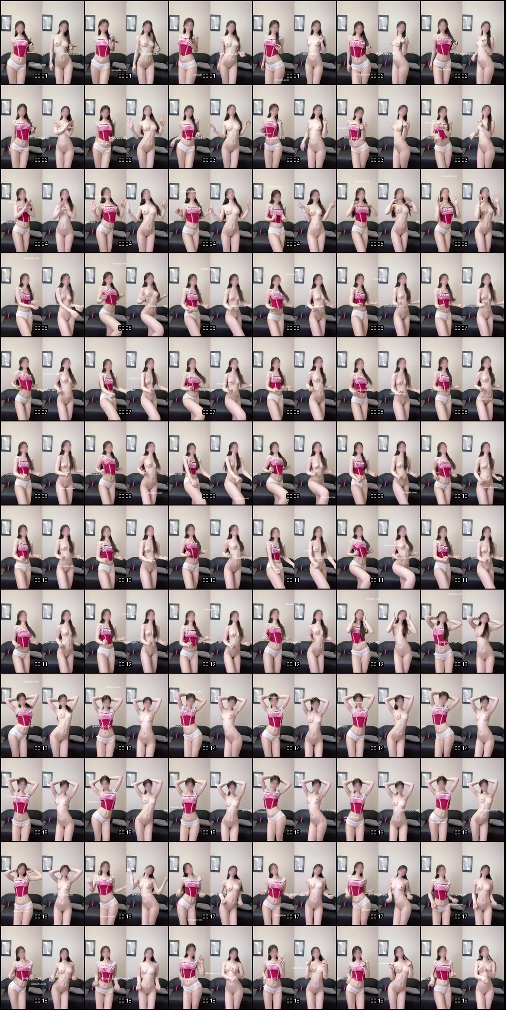 舞蹈系萝莉小乔原以安双马尾白虎裸舞诱惑_1