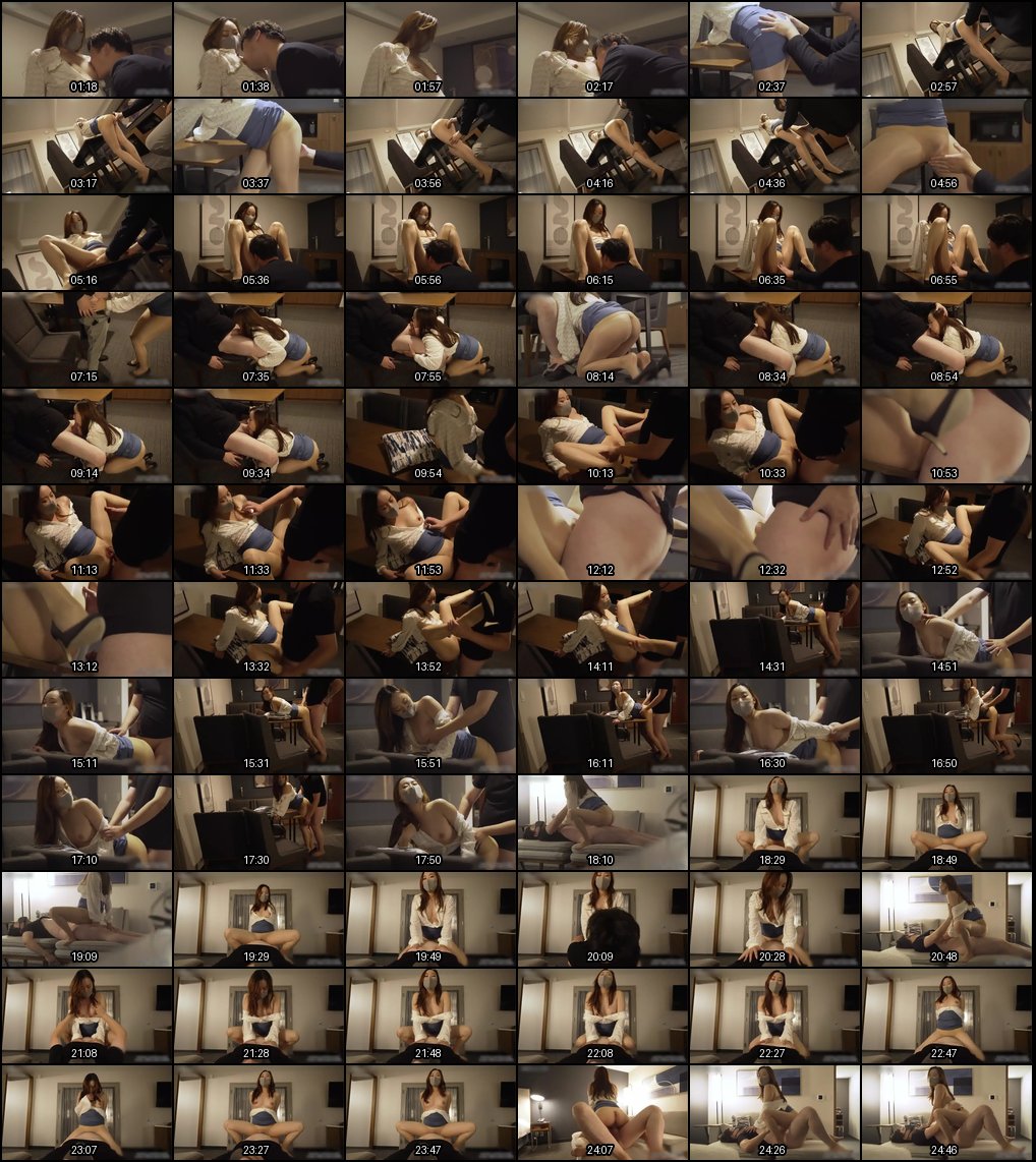 丝袜女神BunnyMiffy米菲兔：女上司无缝丝袜下真空约下属酒店偷情激战