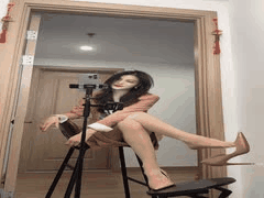 中俄混血网红NingYu丝足美腿诱惑，异域风情尽显